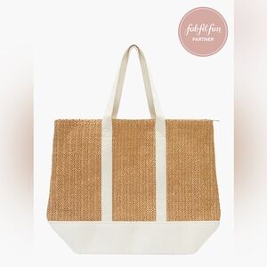 Show Me Your MuMu - Sunseeker Tote - Tan & White